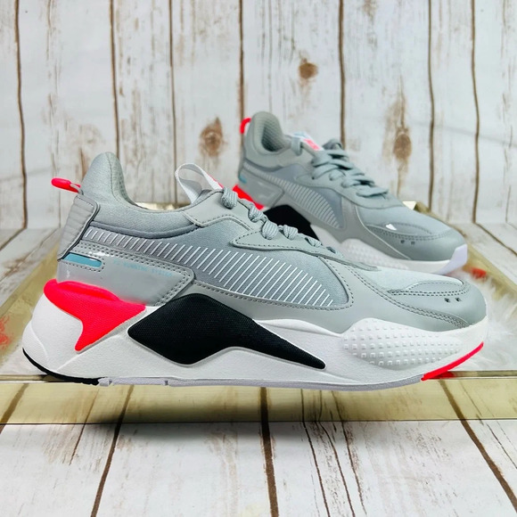 Puma Shoes - New PUMA RS-X Grey Pink Sneakers